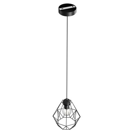 Chandelier on a string BERGEN 1xE27/60W/230V black