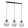 Chandelier on a string BERGEN 3xE27/60W/230V black