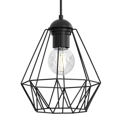 Chandelier on a string BERGEN 3xE27/60W/230V black