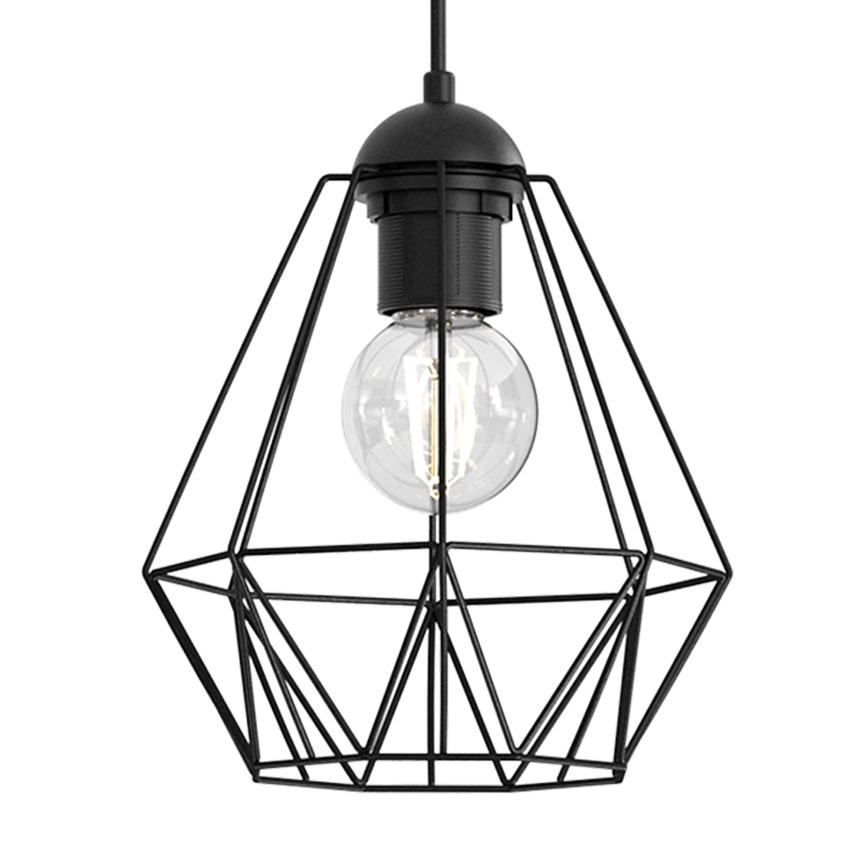 Chandelier on a string BERGEN 5xE27/60W/230V black