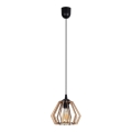 Chandelier on a string BERGO 1xE27/60W/230V black