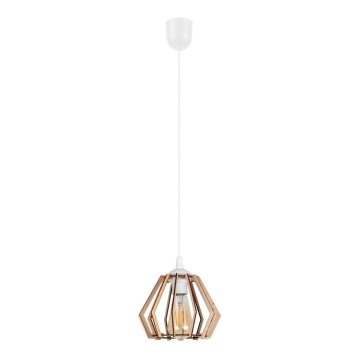 Chandelier on a string BERGO 1xE27/60W/230V white