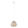 Chandelier on a string BERGO 1xE27/60W/230V white