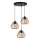 Chandelier on a string BERGO 3xE27/60W/230V black