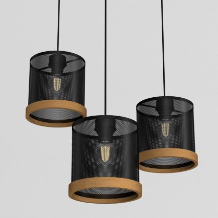 Chandelier on a string BERIL 3xE27/60W/230V