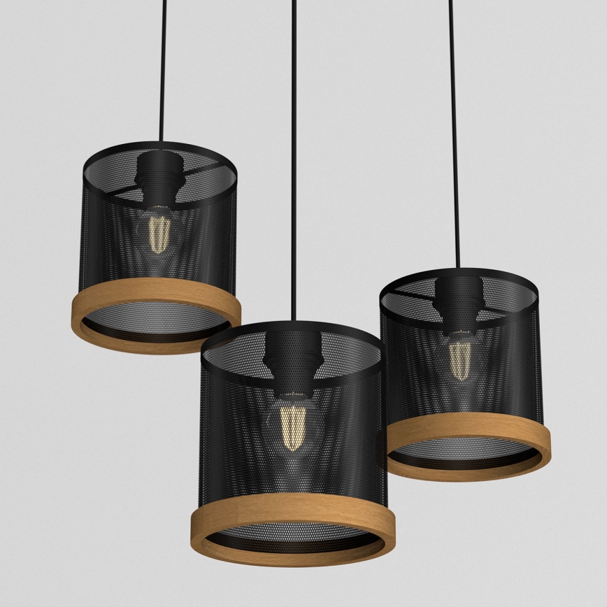 Chandelier on a string BERIL 3xE27/60W/230V