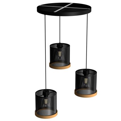 Chandelier on a string BERIL 3xE27/60W/230V