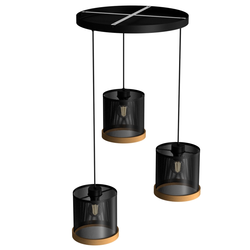 Chandelier on a string BERIL 3xE27/60W/230V