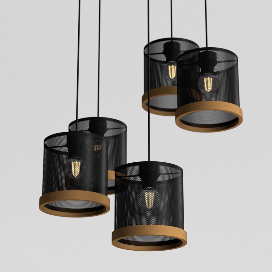Chandelier on a string BERIL 5xE27/60W/230V
