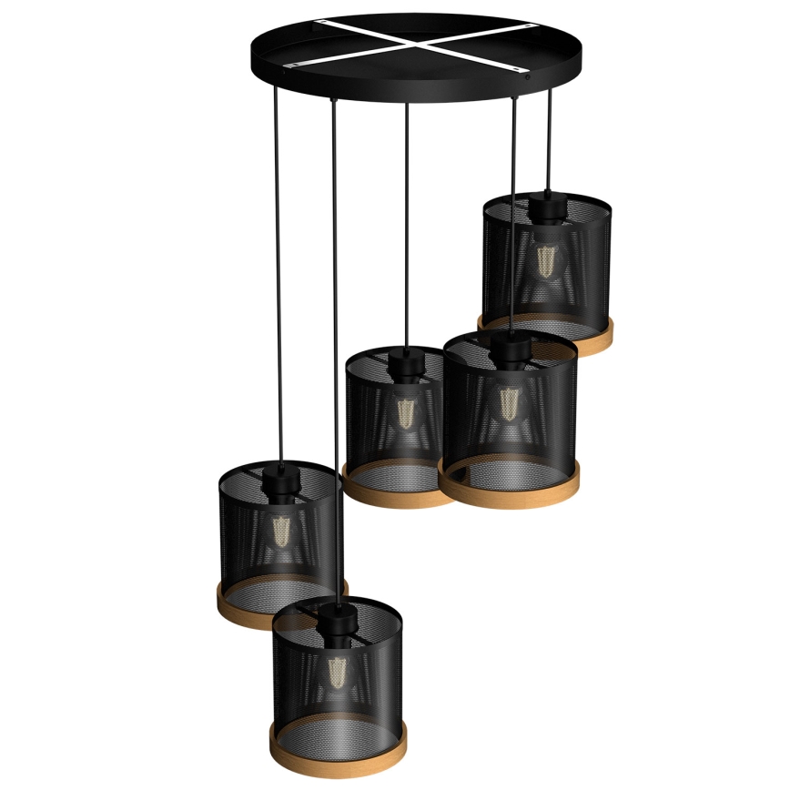 Chandelier on a string BERIL 5xE27/60W/230V