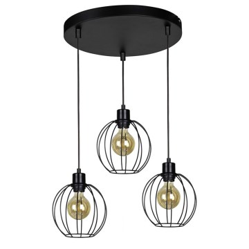 Chandelier on a string BERIS 3xE27/60W/230V