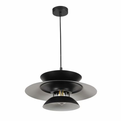 Chandelier on a string BERIT 1xE27/20W/230V black