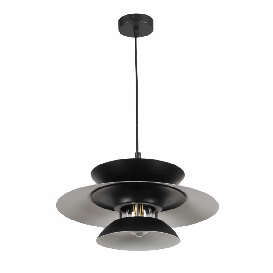 Chandelier on a string BERIT 1xE27/20W/230V black