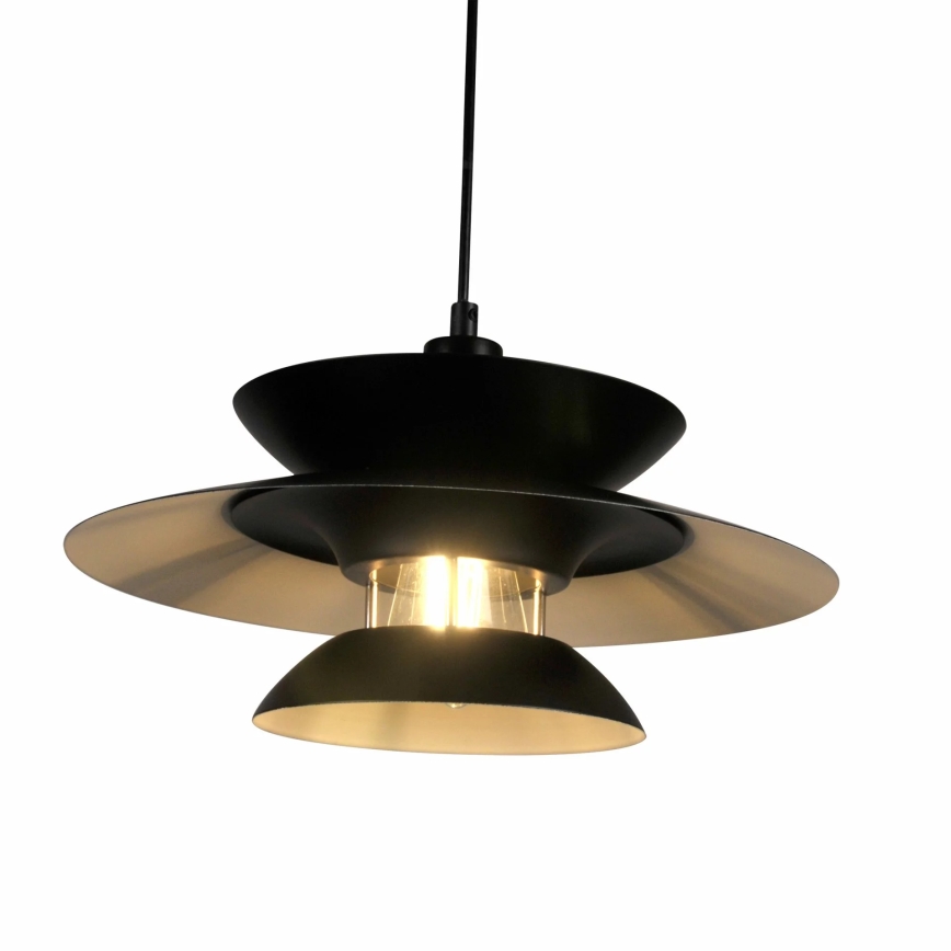 Chandelier on a string BERIT 1xE27/20W/230V black