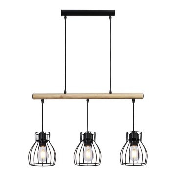 Chandelier on a string BERNITA 3xE27/60W/230V