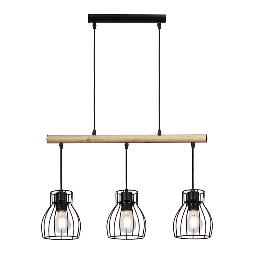 Chandelier on a string BERNITA 3xE27/60W/230V