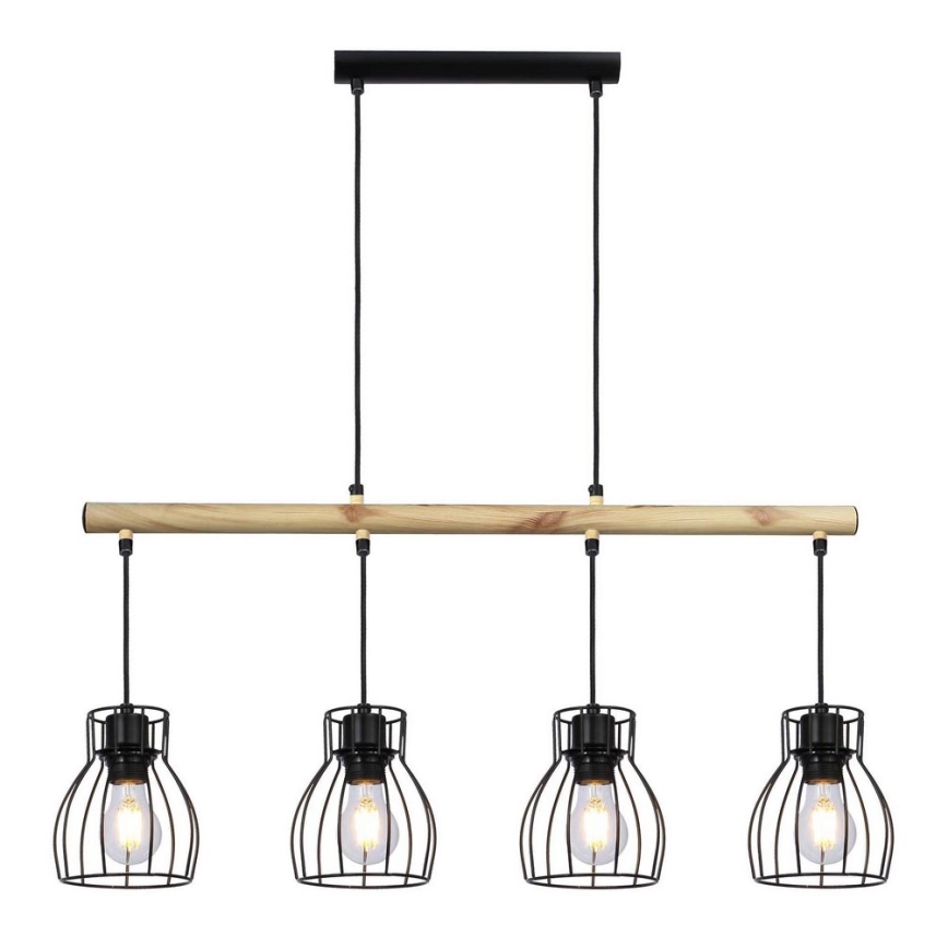 Chandelier on a string BERNITA 4xE27/60W/230V