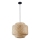 Chandelier on a string BERTA 1xE27/20W/230V d. 40 cm bamboo