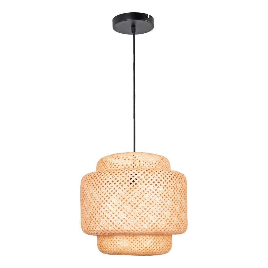 Chandelier on a string BERTA 1xE27/20W/230V d. 50 cm bamboo