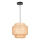 Chandelier on a string BERTA 1xE27/20W/230V d. 50 cm bamboo