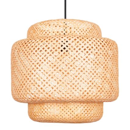 Chandelier on a string BERTA 1xE27/20W/230V d. 50 cm bamboo