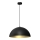 Chandelier on a string BETA 1xE27/60W/230V d. 45 cm black