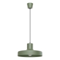 Chandelier on a string BILO 1xE27/15W/230V d. 35 cm green