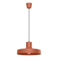 Chandelier on a string BILO 1xE27/15W/230V d. 35 cm orange