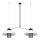 Chandelier on a string BJORN 2xE27/60W/230V