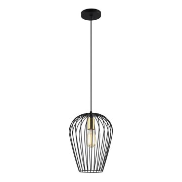 Chandelier on a string BLANCHE 1xE27/11W/230V black