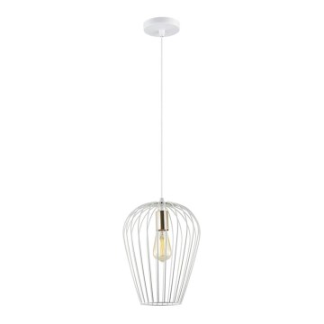 Chandelier on a string BLANCHE 1xE27/11W/230V white
