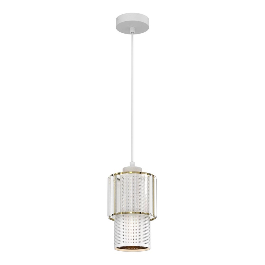 Chandelier on a string BLANCO 1xE27/60W/230V white