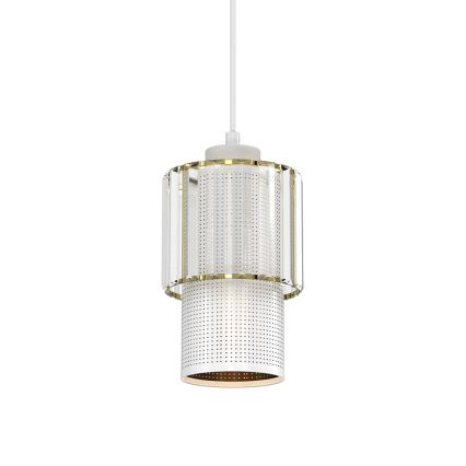 Chandelier on a string BLANCO 1xE27/60W/230V white