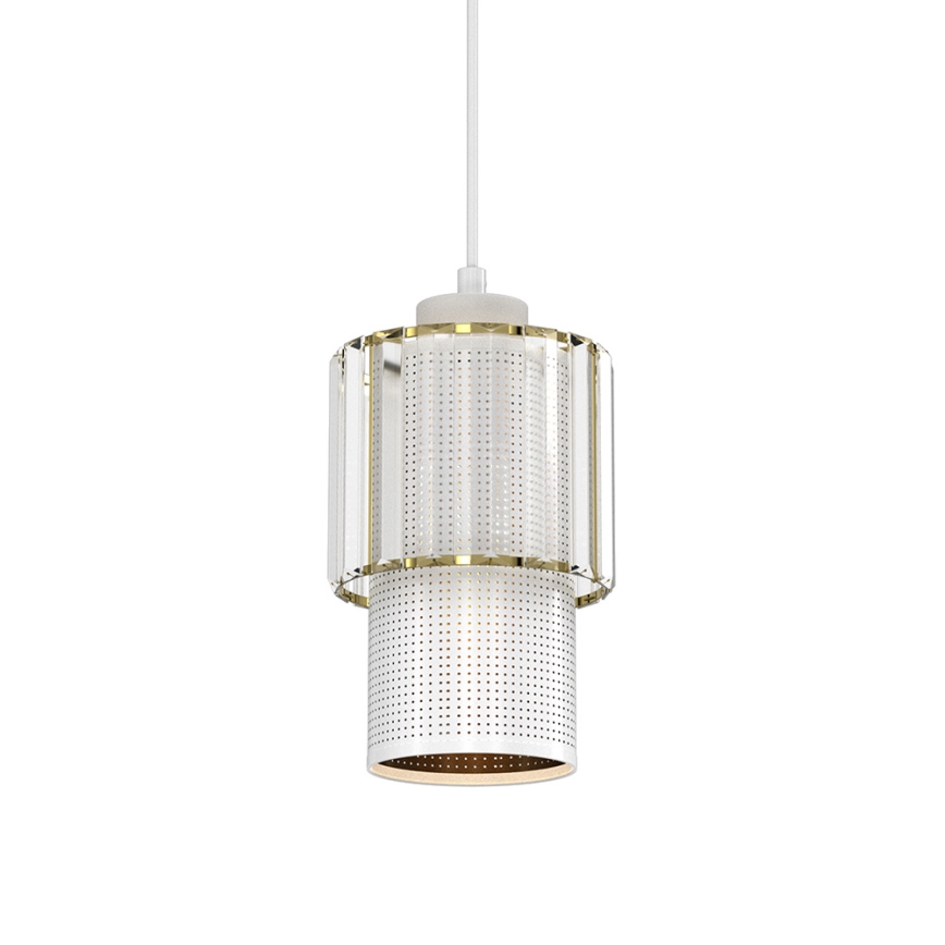 Chandelier on a string BLANCO 1xE27/60W/230V white