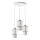 Chandelier on a string BLANCO 3xE27/60W/230V white