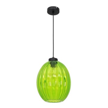 Chandelier on a string BLICK 1xE27/60W/230V green