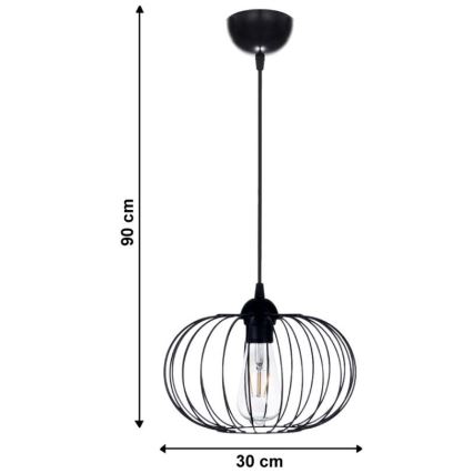 Chandelier on a string BOCCA 1xE27/60W/230V