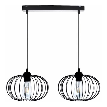 Chandelier on a string BOCCA 2xE27/60W/230V