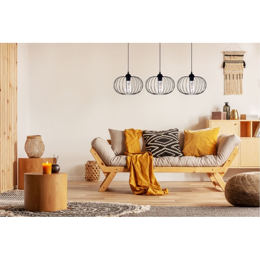 Chandelier on a string BOCCA 3xE27/60W/230V