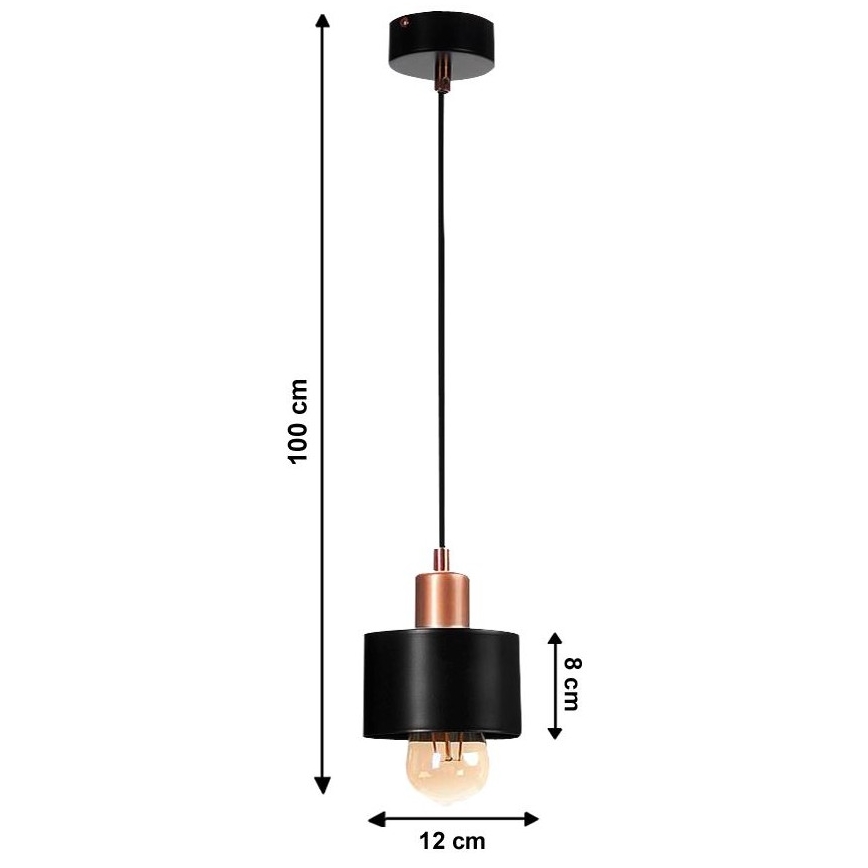 Chandelier on a string BODO 1xE27/60W/230V