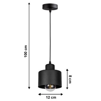 Chandelier on a string BODO 1xE27/60W/230V
