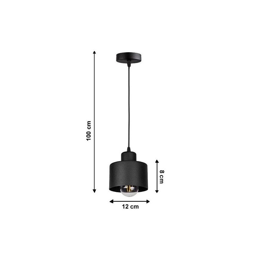 Chandelier on a string BODO 1xE27/60W/230V