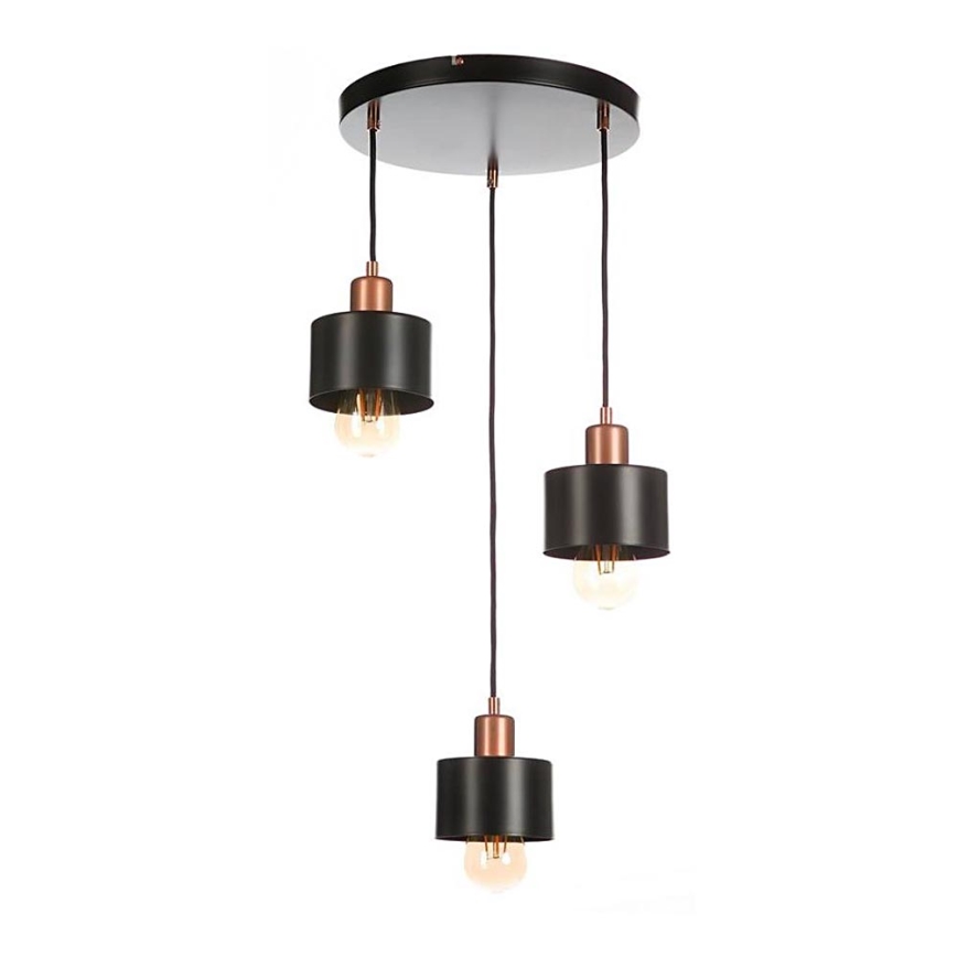 Chandelier on a string BODO 3xE27/60W/230V