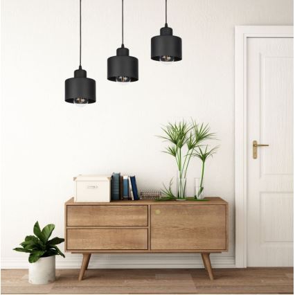 Chandelier on a string BODO 3xE27/60W/230V