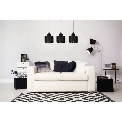 Chandelier on a string BODO 3xE27/60W/230V