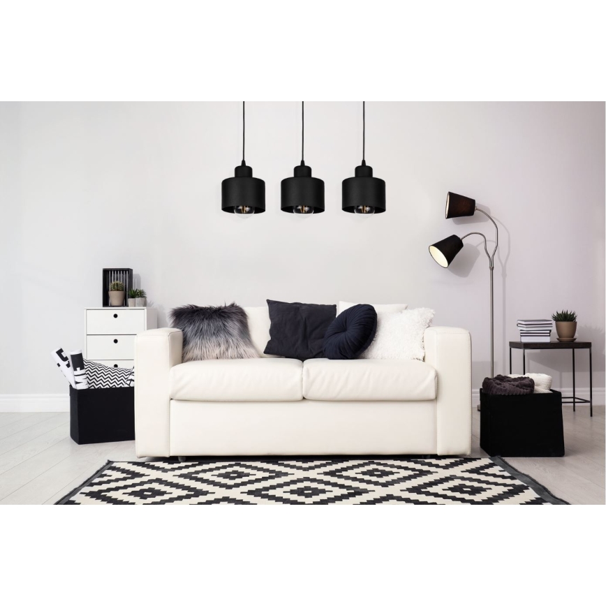 Chandelier on a string BODO 3xE27/60W/230V