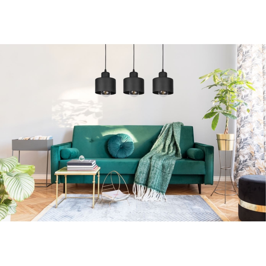 Chandelier on a string BODO 3xE27/60W/230V