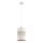 Chandelier on a string BOGART 1xE27/15W/230V white/gold