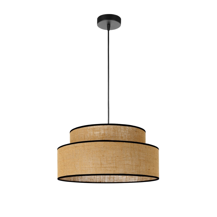 Chandelier on a string BOHO 1xE27/60W/230V beige