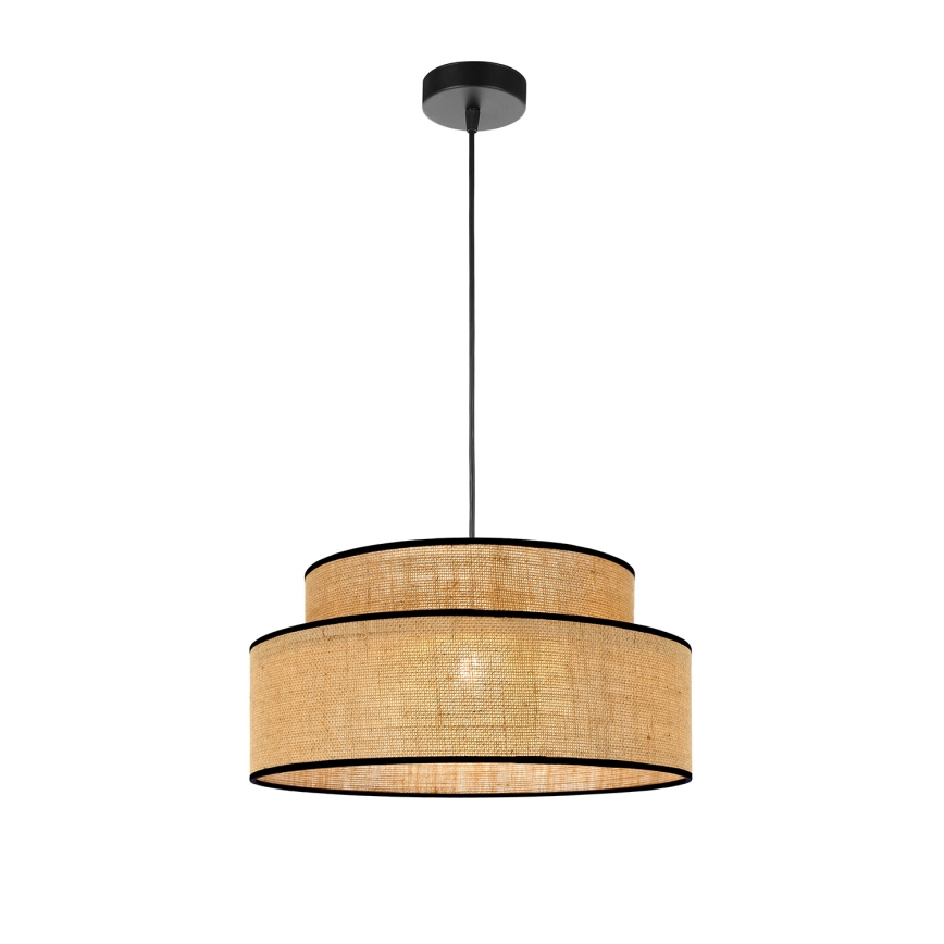 Chandelier on a string BOHO 1xE27/60W/230V beige